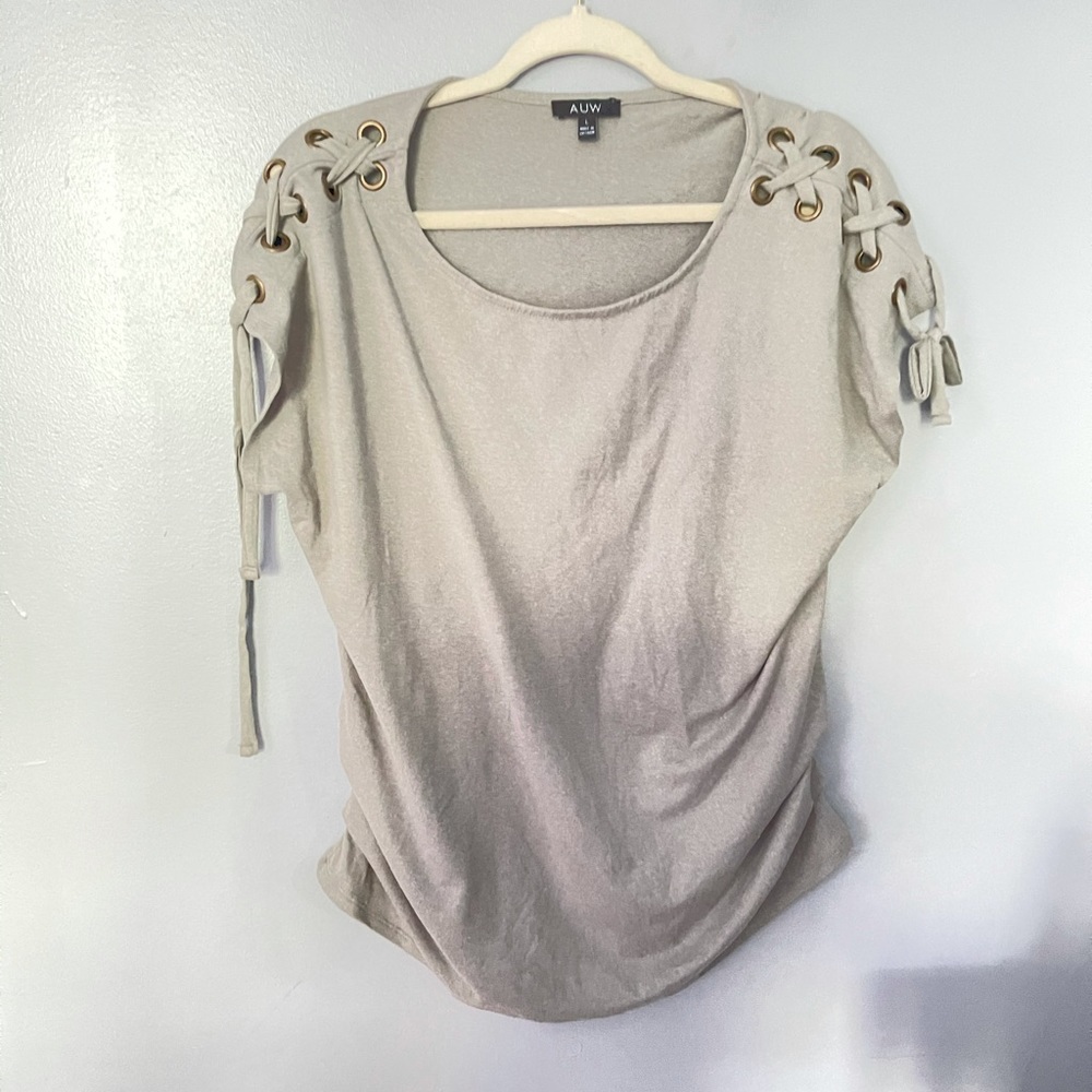 AUW lattice side shirt L